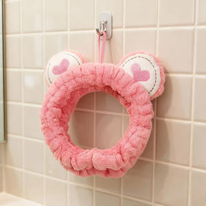 Accessoires pour cheveux unisexes en peluche douce à gros yeux de grenouille, style européen, antidérapants, pour le lavage du visage et les fêtes, vente en gros - Product Image 5