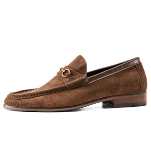 <span class=keywords><strong>Chaussures</strong></span> Penny Loafer de Luxe pour Homme, Décontractées et Habillées, à Enfiler, en Cuir Véritable Respirant, Bout Rond, Semelle Extérieure en Caoutchouc, Idéales pour l'Automne - Product Image 5