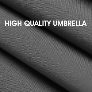 24 Parapluie manuel épais en os pour adultes, grande surface, motif droit, impression de logo personnalisé, cadeau d'affaires léger en nylon - Product Image 2