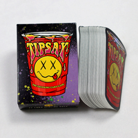 Jeu de cartes personnalisé pour adultes, impression sur papier durable, cartes de jeu éducatives pour la famille, conception personnalisée avec logo, jeux de cartes pour boire