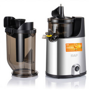 Extracteur de jus lent RAF avec tube d'alimentation à large ouverture, moteur puissant de 150 W, multifonctionnel, gobelets séparés pour jus et pulpe pour un usage quotidien - Product Image 5