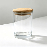 Porte-bougie en verre teinté personnalisé LKA07M 2027, fabriqué en usine, couleur rose/menthe, finition givrée, décoration pour la maison pour la Saint-Valentin, 29