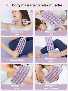 Rouleaux de <span class=keywords><strong>massage</strong></span> flexibles à quatre rangées avec fonction musicale pour le corps et les jambes - Product Image 6