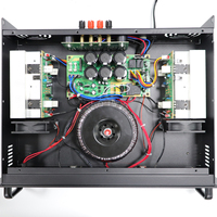 Amplificador de Potencia Profesional Clase AB 200W*2 para KTV, Diseño Metálico Moderno para Interiores/Exteriores, Aarhus LY-2200, >100dB SNR, <0.05% THD, 4-8 Canales, de Fábrica