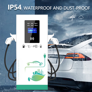 Sàn gắn CE thương mại DC nhanh EV Trạm Sạc RFID app điều khiển <span class=keywords><strong>Ethernet</strong></span>/4 gam 120kw 180kw 240kw 60 kWh EV trạm - Product Image 5