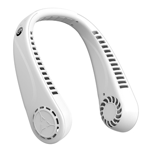 2026 Hanging Portable <b>Neck</b> <b>Fan</b> LED Digital Display Outdoor Rechargeable Bladeless <b>Fan</b> 5 Gear Mini Leafless <b>Neck</b> Cooler - Product Image 1