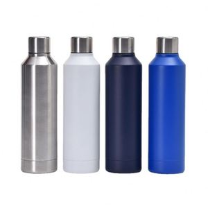 Promotional 500ML Double Wall Stainless Steel Insulated Water <b>Bottle</b> Portable Outdoor Sports Flask with <b>Small</b> Mouth Food Storage - Product Image 1