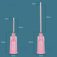 Aiguille de distribution Luer Lock avec embout anti-rayures pour colle instantanée