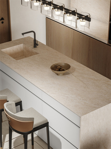 Hign End Đá Nhân Tạo 3200*1600*12 mét phiến lớn Taj Mahal thiêu kết đá sứ gạch và tường Panels nhà bếp Countertop - Product Image 2