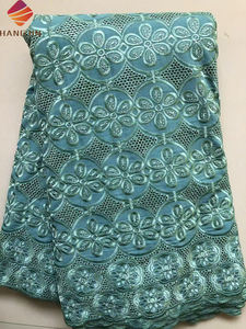 नाइजीरियाई कशीदाकारी स्विस फीता कपड़े अफ्रीकी स्विस <span class=keywords><strong>Voile</strong></span> 100% कपास फीता कपड़े महिलाओं की पोशाक के लिए - Product Image 6