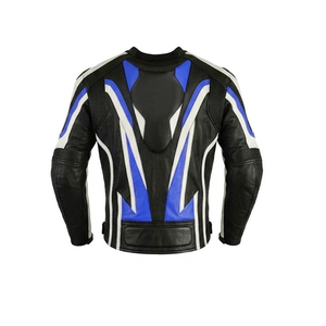 Top Quality Custom Men Motorbike Suit Made of Genuine Leather Hot Selling Summer Motorbike Leather Suit - Product Image 6