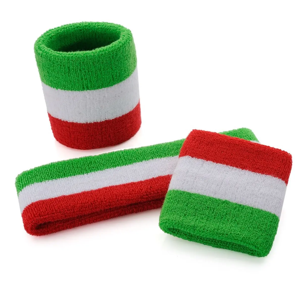 Em 2024 Ý Cotton Sweatband Ý Đàn Hồi Dây Đeo Cổ Tay Cho Phòng Tập Thể Dục Thể Thao Chạy