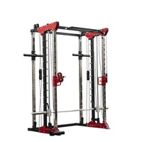 PINJIAN - Soportes de Pesas para Entrenamiento Integral en Gimnasio, Barra de Levantamiento de Pesas, Máquina Smith para Entrenamiento con Barra, Gimnasio en Casa