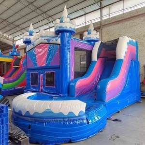 Castillo Inflable de Alta Calidad con Diseño Personalizado, Casa de Brinco para Niños y <span class=keywords><strong>Adultos</strong></span>, Toboganes Inflables, Diversión con Brincolines, 7x4m, Portátil - Product Image 3