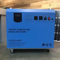 Fabrika 12kw kapalı ızgara güneş sistemi düşük fiyat ile taşınabilir güç depolama