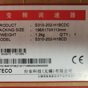 อินเวอร์เตอร์ Teco S310-202-H1DC 1.5kW เฟสเดียว 220V ระบบควบคุมเวกเตอร์ ตัวแปลงความถี่ - Product Image 3