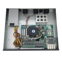 Komputer Rakmount Embedded Intel H87 1U dengan 1 Port Konsol RS232, 8 LAN, dan 4 GbE/10GbE SFP