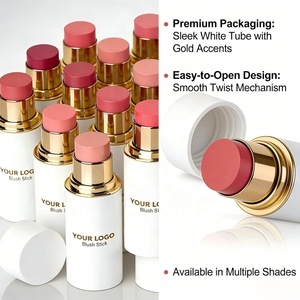 LOW MOQ Custom Logo Creamy <strong>Blush</strong> Mutli Stick Vegan <strong>Matte</strong> 11 Color Rubor Private Label Waterproof Blusher Face Makeup <strong>Blush</strong> Stick - Product Image 3