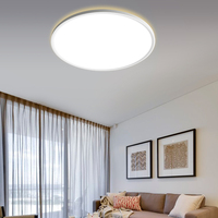 Plafonnier LED à montage en surface, design moderne, température de couleur 3000K/4000K/6500K pour l'éclairage intérieur de la maison, du bureau et de l'hôtel
