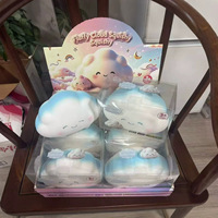 Mainan Remas Promosi Bentuk Pangsit Raksasa, Awan Lembut, Squishy, Slow Rising, TPR, Fidget dengan Kotak Display, Mainan Lucu Pereda Stres