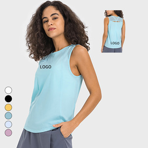 FIELD BALANCE conception libre faux deux pièces gilet de <span class=keywords><strong>sport</strong></span> femmes Fitness haut de course beau dos sans couture soutien-gorge lâche Yoga vêtements - Product Image 4