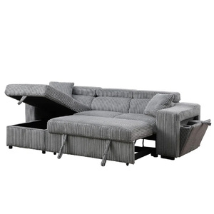 Set Sofa mewah furnitur, tempat tidur kecil ruang tamu bagian ruang tamu Modular tarik keluar dua tempat tidur Sofa empuk - Product Image 1