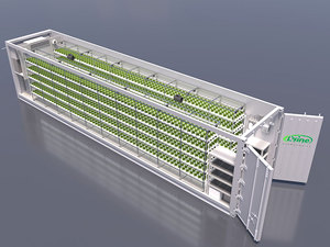 Contenedor de Envío Automático para cultivo de vegetales Granjas de contenedores hidropónicos verticales para interiores - Product Image 5