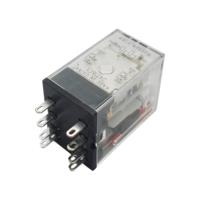 Relais miniature Omron MY4N AC100/110V 14 broches 4PDT 5A AC DC pour contrôle industriel en stock