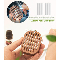 Diffuseur d'huiles essentielles pour voiture en bois de luxe, désodorisant pour voiture à parfum durable, unique et personnalisé