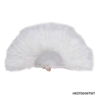 Éventail en plumes blanches des années 20, accessoire vintage pour costume Gatsby, idéal pour les fêtes costumées et Halloween