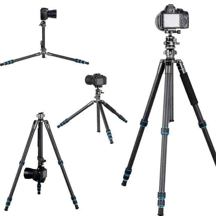Dslr Camera Tripod With Ball Head Professional Lightweight Carbon Fiber