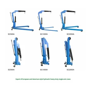 Grúa elevadora hidráulica manual de 2t tipo exportación, plegable, de un solo brazo, para coches pequeños, máquina de elevación manual. - Product Image 5