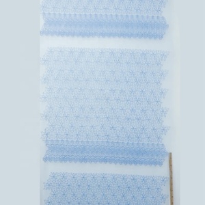 Vente en gros 3m de tissu de broderie en dentelle blanche maille durable tissu de broderie à oeillets Voile suisse évidé pour robe de femme - Product Image 6