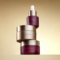 Flacon compte-gouttes en verre mat translucide marron pour cosmétiques, huiles essentielles et sérums, 15ml, 20ml, 30ml, 40ml, 50ml