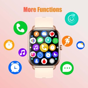 SENBONO KT65 carré Smartwatch hommes femmes sport étanche fréquence cardiaque BT appel Fitness Tracker horloge pour IOS Android montre intelligente - Product Image 3