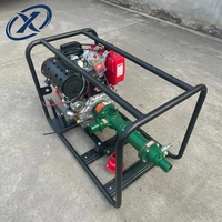 Bomba de tornillo diésel para suministro de agua en zonas rurales 190F 12HP, 200m de altura de elevación, 15m³/h, alta presión para proyectos de agua comunitarios y riego de pozos.
