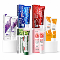 Dentifrice Blanchissant Anti-Taches pour Fumeurs, Prêt à l'Expédition, Probiotique, Antibactérien, Pâte Nettoyante pour les Dents en Gros