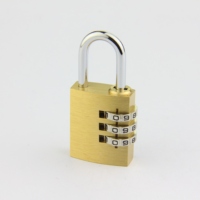 Cadenas de sécurité en laiton de haute qualité à 3 et 4 chiffres avec logo personnalisé et mot de passe d'usine. Verrou