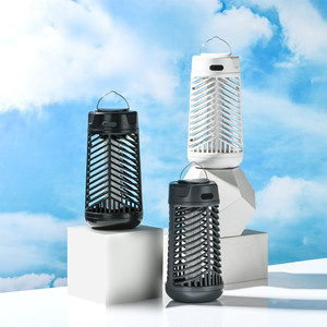 Tueur de moustiques électrique portable, fonctionnant sur piles, pour usage intérieur et extérieur, design en plastique, lutte antiparasitaire domestique - Product Image 1