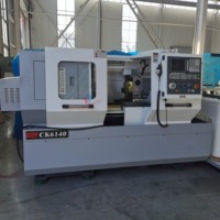 Torno CNC Horizontal Pequeño de Cama Plana con Control GSK, de Servicio Ligero, Automático, 220V, de un Solo Husillo, para Corte de Metal