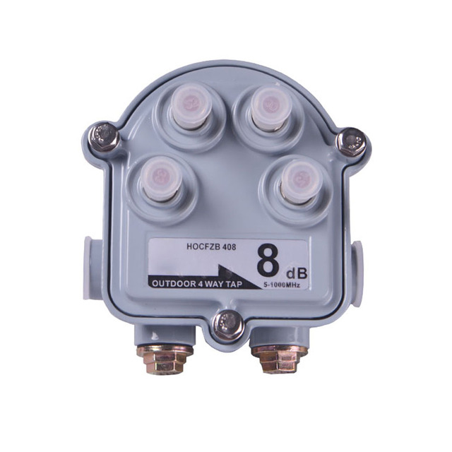 2/4/8 Way Coaxial Cable Splitter | Outdoor TV Splitter Housing Bandwidth 5-1000MHz RF Splitter