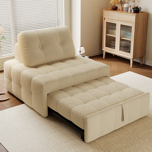 Moderno Sofá <span class=keywords><strong>Cama</strong></span> <span class=keywords><strong>Puff</strong></span> Extensible Multifuncional Sillón <span class=keywords><strong>Plegable</strong></span> Para Sentarse y Dormir Mueble de Salón Individual Para Apartamentos Pequeños - Product Image 4