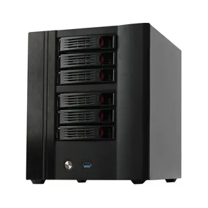 Herstellung von IPFS 6-Hot-Swap-Buchten Mini-Itx-Nas-Server-Daten speicher für große Daten sicherung