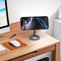 Support de téléphone de voiture magnétique amélioré à 360 ° Support de téléphone portable pliable réglable en hauteur en aluminium pour MagSafe