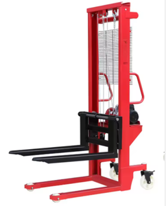 2 Ton Manual Hydraulic Pallet Stacker 1.6m Lifting Height Hand for Warehouse Workshop Material Handling - Product Image 1