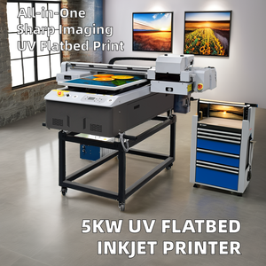 Impresora UV Plana Dos en Uno 6090 de Ancho con Función de Cilindro I3200U Xp600, Impresora de Etiquetas Flexibles A4/A3, Multifunción Automática - Product Image 4