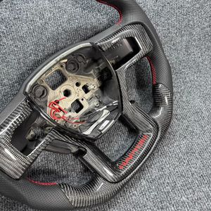 Volant de voiture de <span class=keywords><strong>sport</strong></span> F150 Raptor Racing en fibre de carbone véritable avec bande centrale pour camion <span class=keywords><strong>Ford</strong></span> <span class=keywords><strong>F</strong></span> <span class=keywords><strong>150</strong></span> - Product Image 5