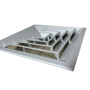 <span class=keywords><strong>Grille</strong></span> d'aération carrée en plastique à quatre voies <span class=keywords><strong>Grille</strong></span> d'aération en rangée - Product Image 6