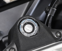Cache-clé d'allumage et protection de silencieux en fibre de carbone sèche 3K 100% pour CFMOTO 450 SR