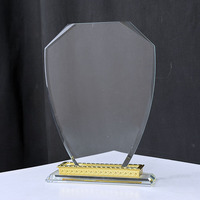 Fournisseur d'usine – Trophée en cristal personnalisé avec LOGO, récompense promotionnelle, cadeau d'affaires, plaque et trophée en cristal MH-T05